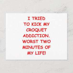 Carte Postale croquet