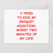 Carte Postale croquet (Devant)