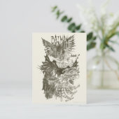 Carte Postale Croquis au crayon de novice de Batman (Debout devant)