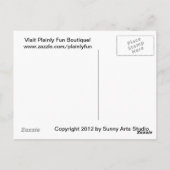 Carte postale Croquis Cowboy (Dos)