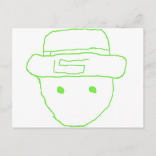Carte Postale Croquis d'amateur Leprechaun