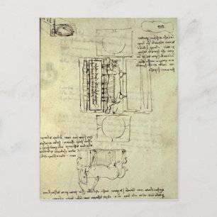 Carte Postale Croquis de la fosse de Casting pour le Cheval Sfor