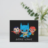 Carte Postale Croquis de la Mini Justice League (Debout devant)
