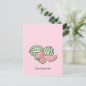 Carte Postale Croquis de pastèque (Debout devant)