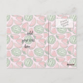 Carte Postale Croquis de pastèque (Dos)