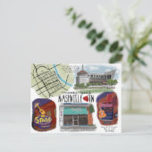 Carte postale Croquis de voyage à travers Nashvill (Debout devant)