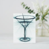 Carte Postale Croquis en verre Martini (Debout devant)