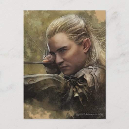 Carte Postale Croquis LEGOLAS GREENLEAF™ (Devant)