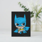 Carte Postale Croquis Mini Batman (Debout devant)