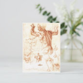 Carte Postale Croquis pour le Sybil libyen (Debout devant)