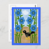 Carte postale Crossing Crow (Devant / Derrière)