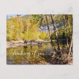 Carte Postale Crossing The Buffalo River Thinking Of U Postcard