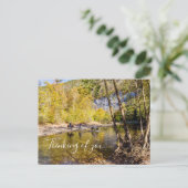 Carte Postale Crossing The Buffalo River Thinking Of U Postcard (Debout devant)