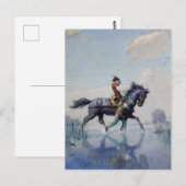 Carte Postale « Crossing the Fens » par NC Wyeth (Devant / Derrière)