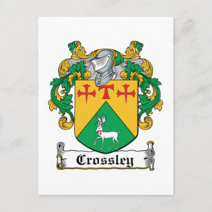 Carte Postale Crossley Family Crest