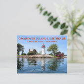 Carte Postale Crossover Island Lighthouse, New York Postcard (Debout devant)