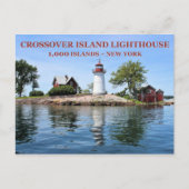 Carte Postale Crossover Island Lighthouse, New York Postcard (Devant)