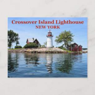Carte Postale Crossover Island Lighthouse, New York Postcard