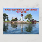 Carte Postale Crossover Island Lighthouse, New York Postcard (Devant)