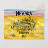 Carte Postale Crotlesnake Nevada Battleborn 1864 Desert Hills (Devant)
