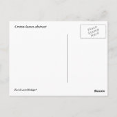 Carte Postale Croton Feuilles Abstraits (Dos)