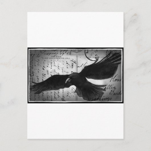 Carte Postale Crow deluxe (Devant)