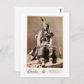 Carte Postale Crow Indian 1880 (Devant / Derrière)