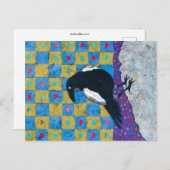 Carte Postale Crow Love (Devant / Derrière)