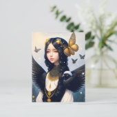 Carte Postale Crow Princess, poste (Debout devant)