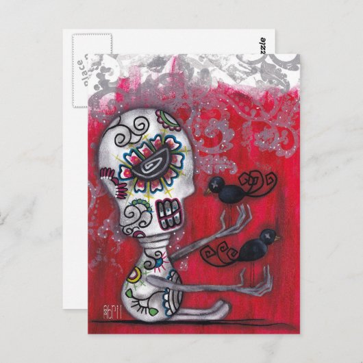 Carte postale Crow Secrets (Devant / Derrière)