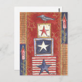 Carte Postale Crow sur les étoiles (Devant / Derrière)