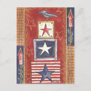 Carte Postale Crow sur les étoiles