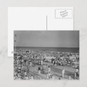 Carte Postale Crowd Beach (Devant / Derrière)