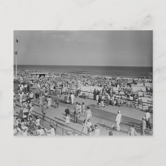 Carte Postale Crowd Beach (Devant)