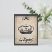 Carte postale Crown_Her Majesty (Debout devant)