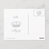 Carte postale Crown_Her Majesty (Dos)