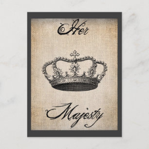 Carte postale Crown_Her Majesty