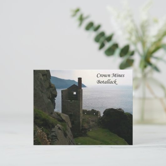 Carte Postale Crown Mines Botallack Cornwall Angleterre (Debout devant)