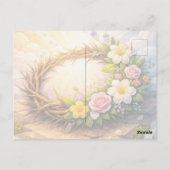 Carte Postale Crown of Thorns Religious Easter Postcard (Dos)