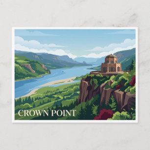 Carte Postale Crown Point State Scenic Corridor Corbett Oregon