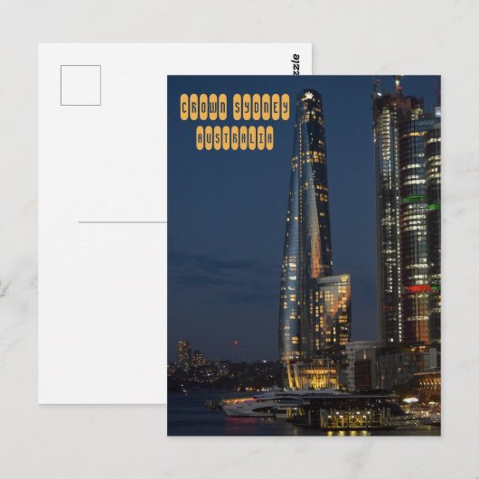 Carte Postale Crown Sydney (Devant / Derrière)