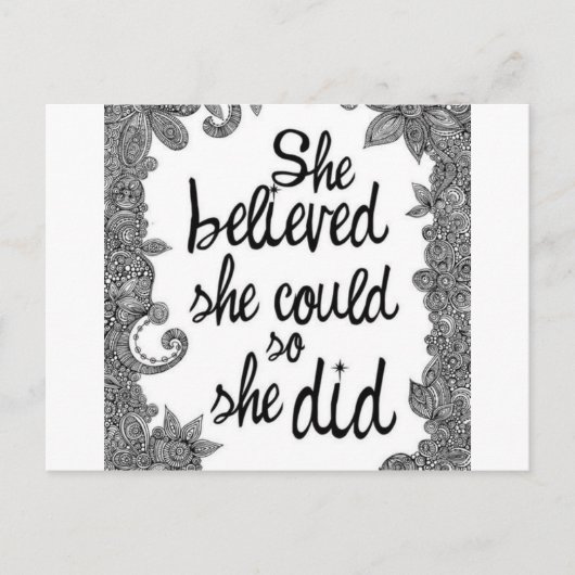 Carte Postale croyant (Devant)