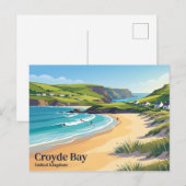 Carte Postale Croyde Bay Royaume-Uni (Devant / Derrière)