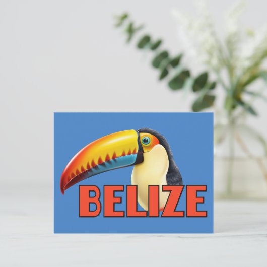 Carte Postale CROYER Toucan (Debout devant)