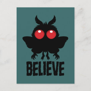 Carte Postale Croyez dans le mystérieux Mothman