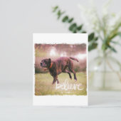 Carte Postale Croyez en votre chien (Debout devant)
