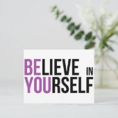 Carte Postale Croyez en vous - Soyez vous - Sagesse Motivationne (Debout devant)