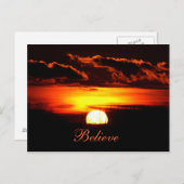 Carte Postale Croyez le lever du soleil (Devant / Derrière)