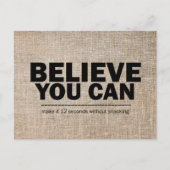 Carte Postale Croyez-vous que vous pouvez drôle perte de poids r (Devant)