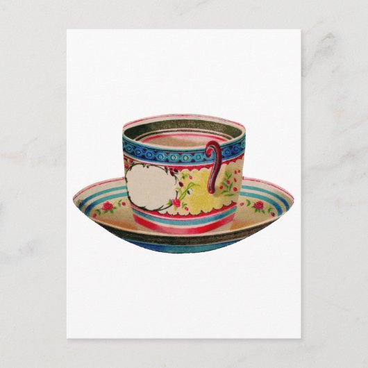 Carte Postale cru de tasse de thé (Devant)